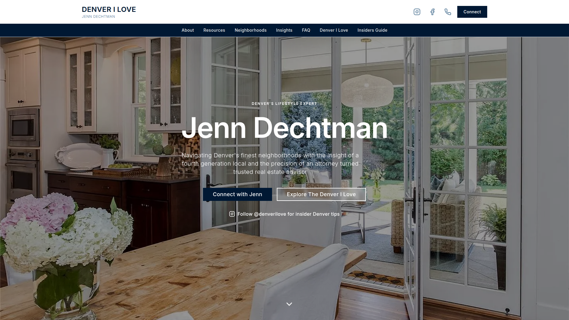 Denver I Love website screenshot