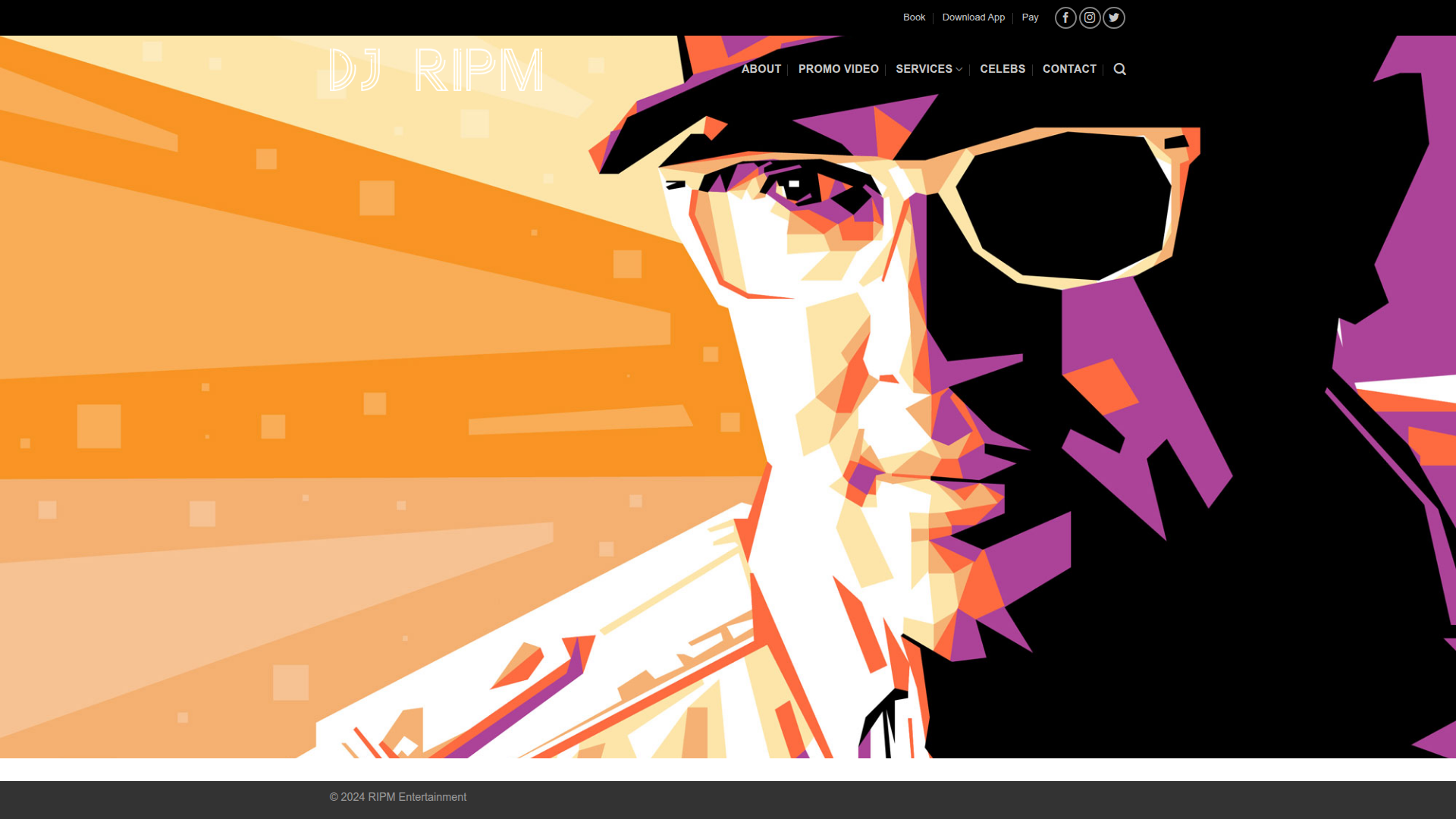 DJ RIPM website screenshot